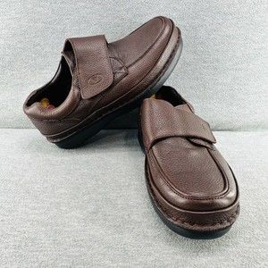 PROPET M5015 - Size 15 XX5E Wide Brown Pebbled Leather Strap Diabetic Shoes  B13